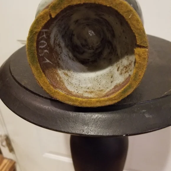 Vintage Mid Century Modern Ceramic Vase by Marguerite Rost - Picture 8 of 15